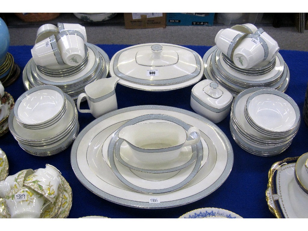 Appraisal: Royal Doulton 'Etude' tea and dinner set