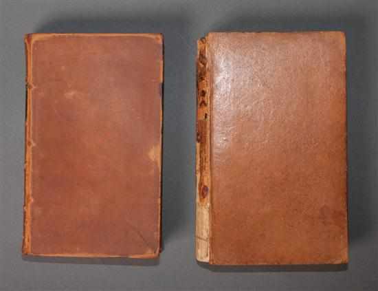 Appraisal: American Frontier Two titles each bound in full leather C