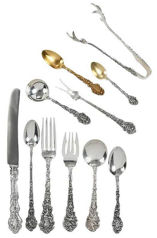 Appraisal: Gorham Versailles Sterling Flatware Pieces American late th th century