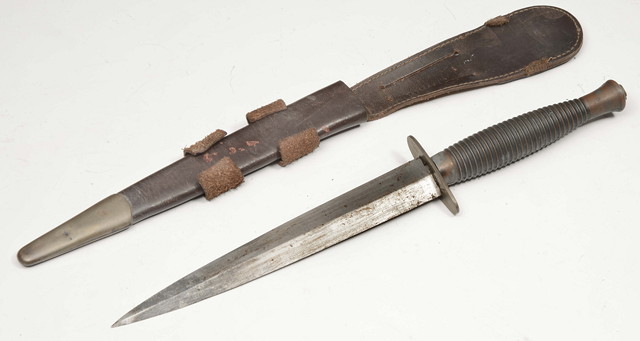 Appraisal: A MID TH CENTURY PATTERN No COMMANDO DAGGER with steel