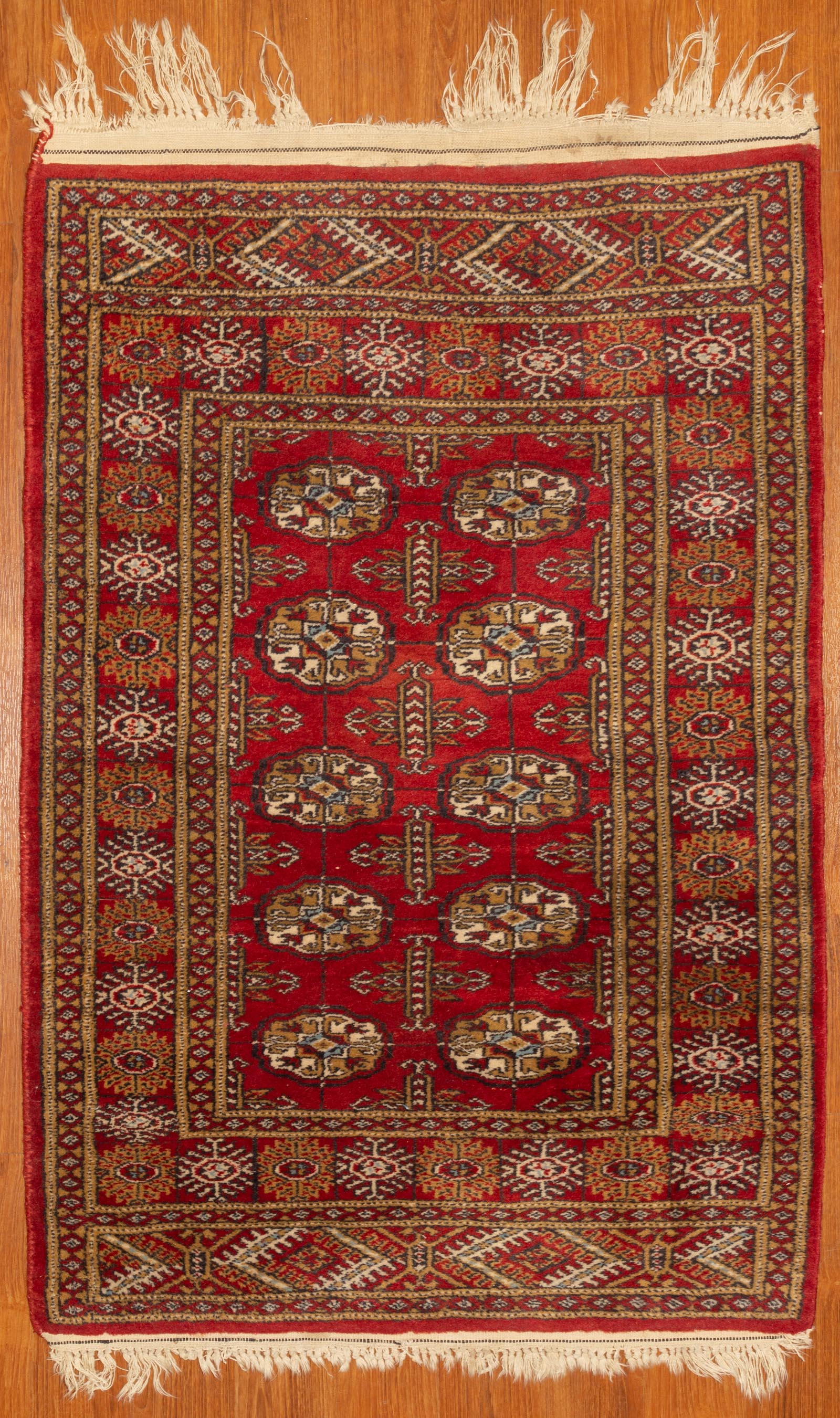 Appraisal: BOKHARA RUG PAKISTAN X Fourth quarter- th century hand-knotted wool