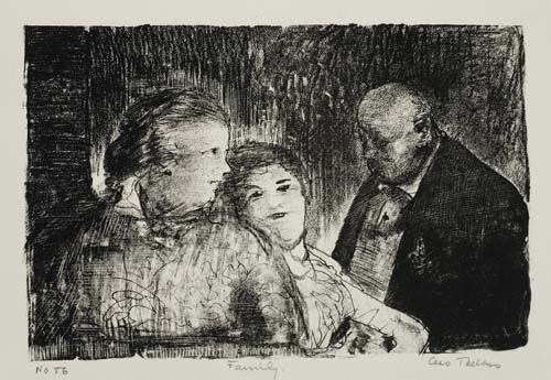 Appraisal: GEORGE BELLOWS Family Lithograph x mm x inches full margins