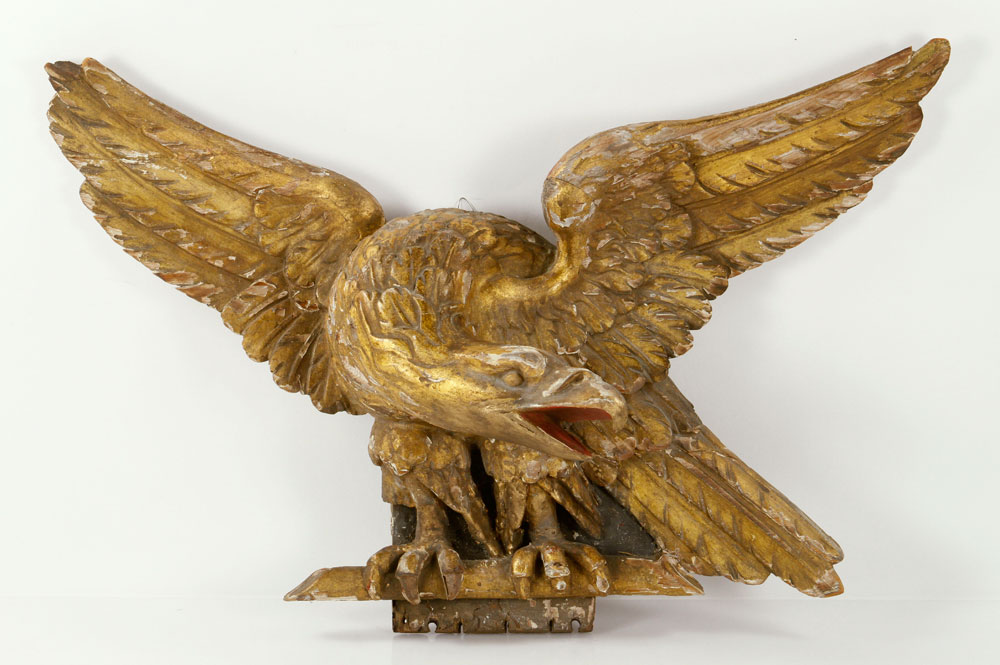 Appraisal: - th C Gilt Bellamy Eagle th century gilt Bellamy