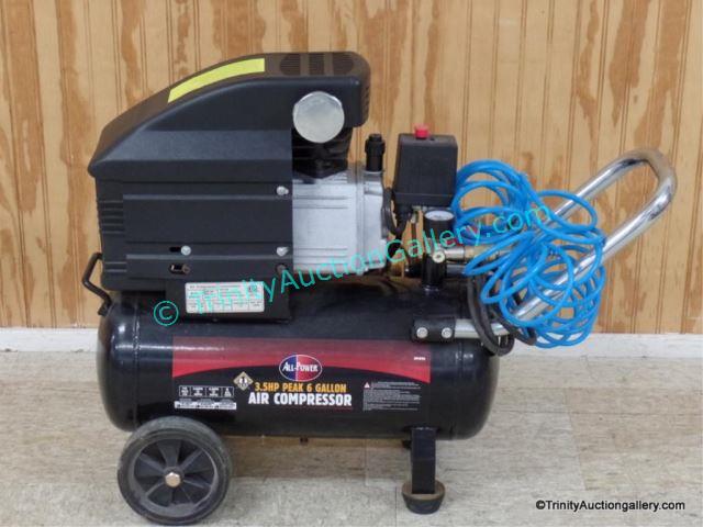 Appraisal: All Power hp Portable Air Compressor Small - compact -