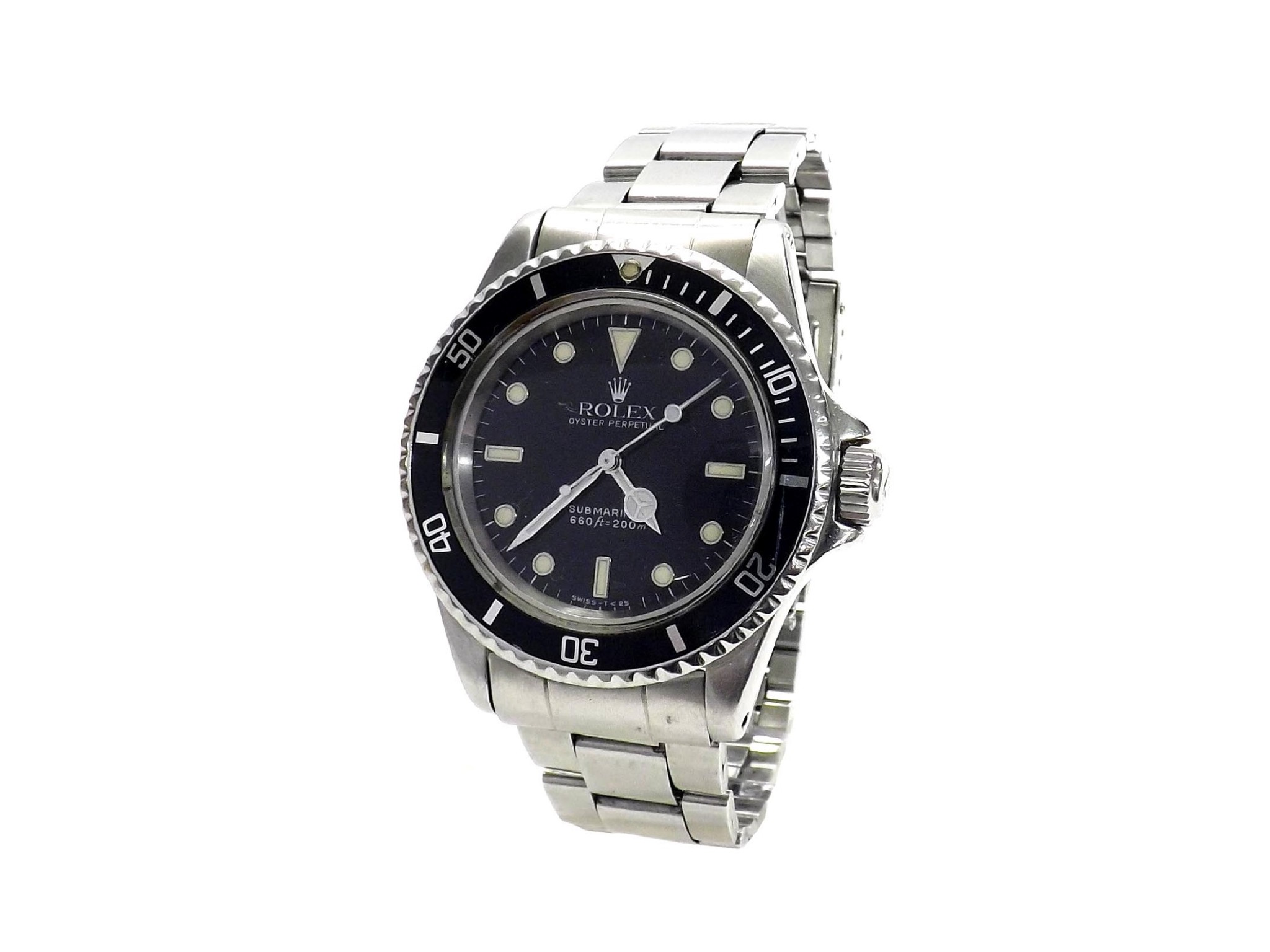 Appraisal: Rolex Oyster Perpetual Submariner stainless steel gentleman's bracelet watch ref