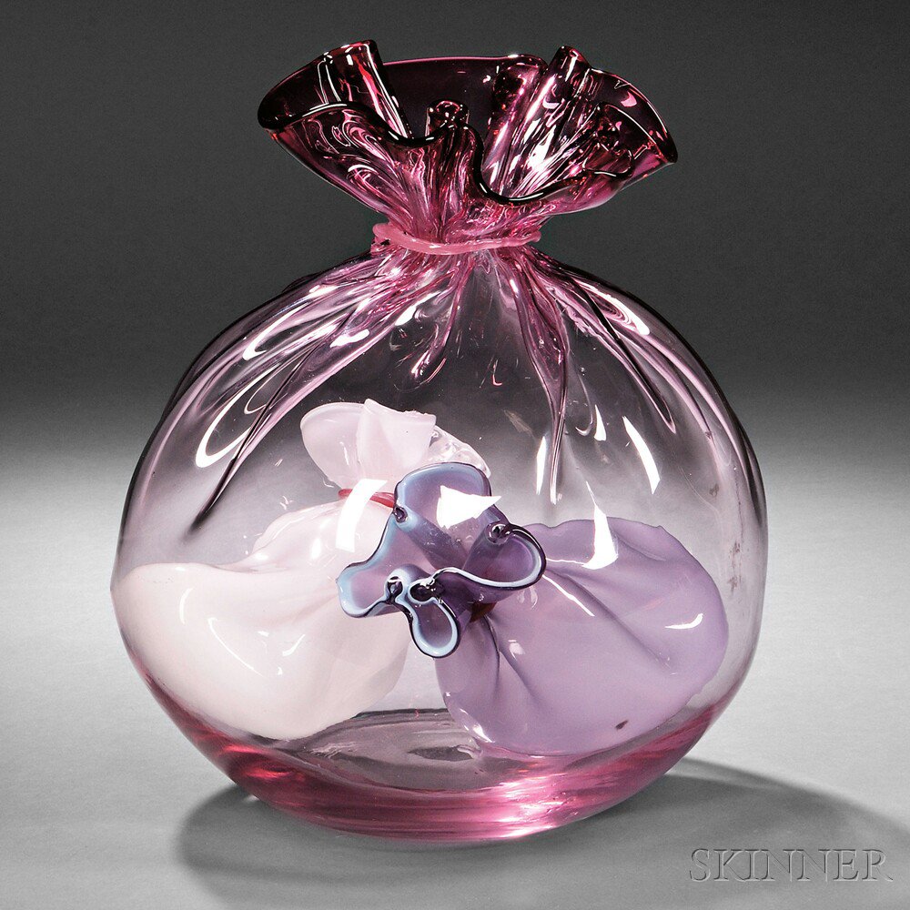 Appraisal: John Littleton and Kate Vogel Glass Sculpture Blown art glass