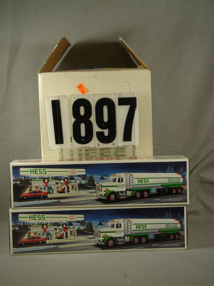 Appraisal: Lot of Seasons Greetings Hess trucks All mint in original