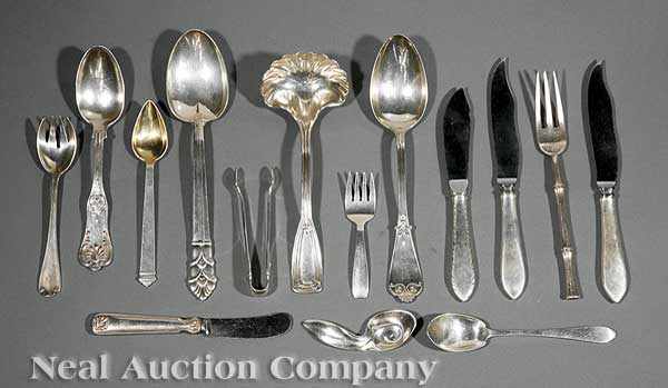 Appraisal: A Group of Tiffany Sterling Silver Flatware including a St