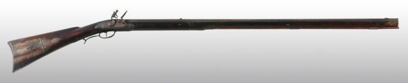 Appraisal: Kentucky Rifle Description OL BL - TB Octagonal LM Flintlock