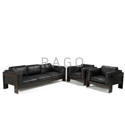 Appraisal: AFRA AND TOBIA SCARPA KNOLL ASSOCIATES Sofa and pair of