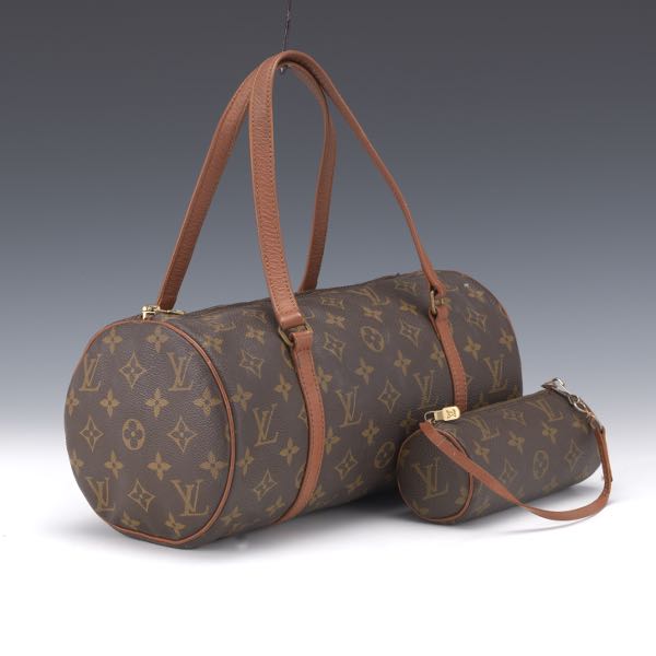 Appraisal: VINTAGE LOUIS VUITTON MONOGRAM CANVAS PAPILLON AND PAPILLON MINI x