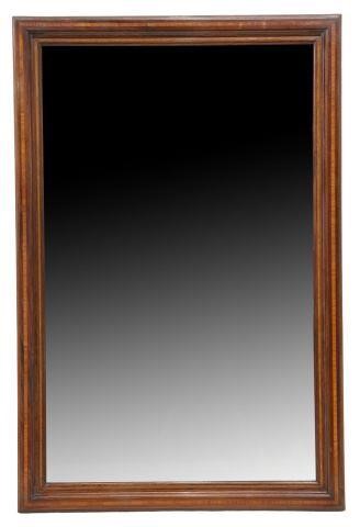 Appraisal: Rosewood framed wall mirror early th c molded rectangular frame