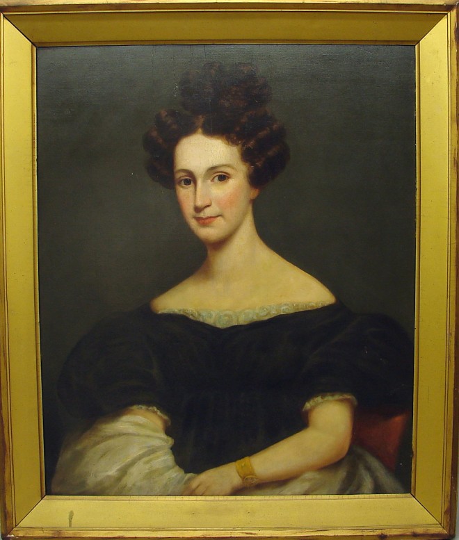 Appraisal: th Century Portrait Portrait of woman believed to be Annis