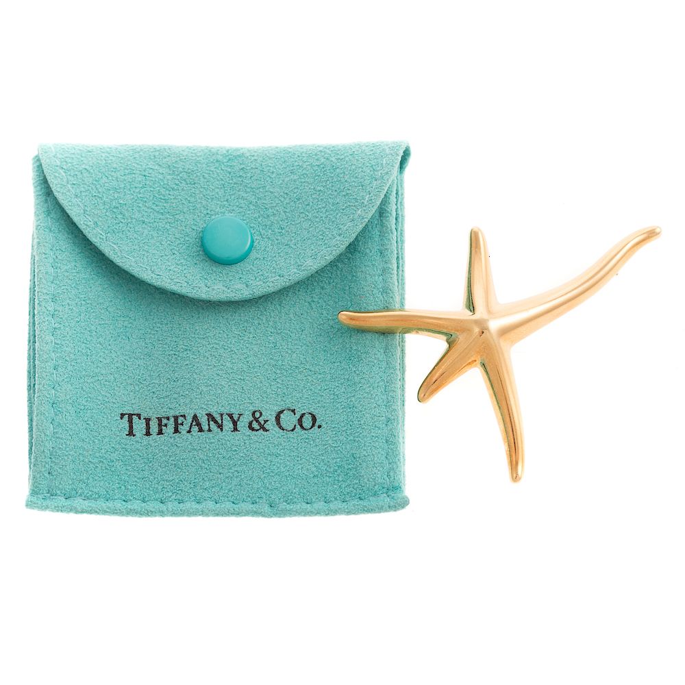 Appraisal: A Ladies Tiffany Co Starfish Pin in K K yellow