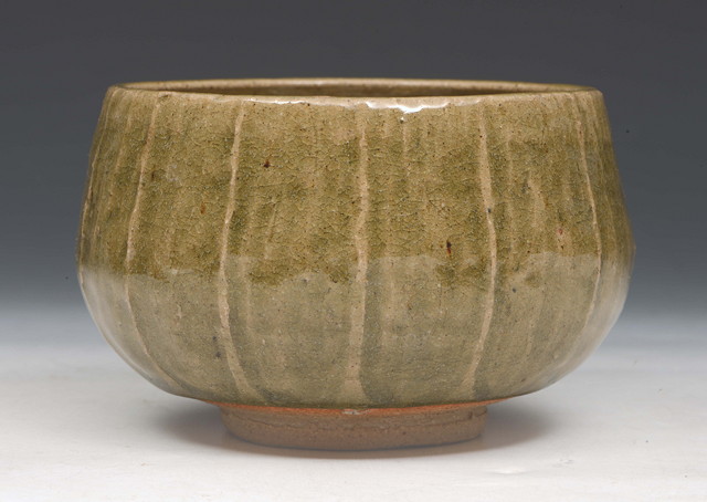 Appraisal: Katherine Pleydell-Bouverie British - Bowl faceted sides celadonimpressed potter's seal