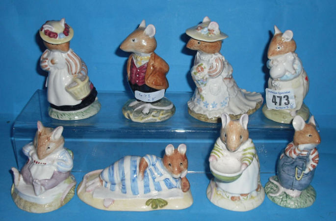 Appraisal: Royal Doulton Brambly Hedge Figures Dusty Baby DBH Mr Toadflax