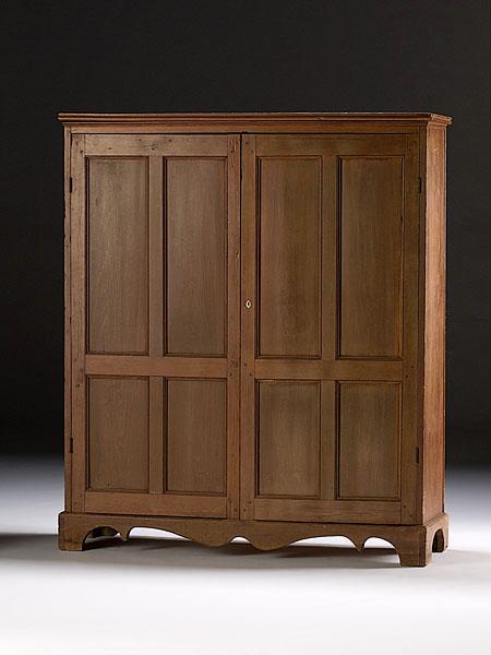 Appraisal: SOUTHERN LINEN PRESS IN OLD RED STAIN ca - in