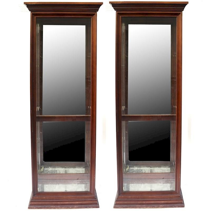 Appraisal: Pair of Vitrine Display Cabinets Pair of vitrine display cabinets