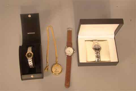 Appraisal: COLLECTION OF FOUR WATCHES to include a man's Mark Winker