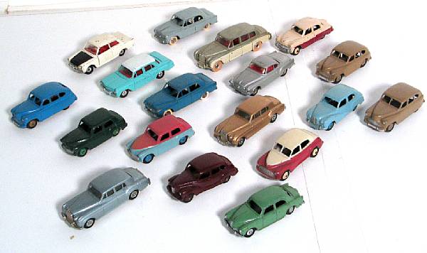 Appraisal: British rd scale cars Lot of Dinky Budgie metal cars