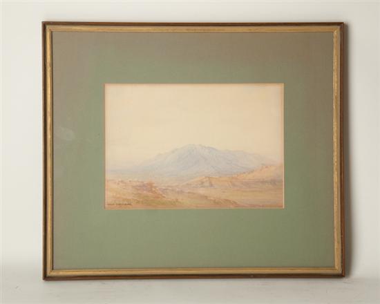 Appraisal: George Elbert Burr Colorado and Arizona - Sand Storm on