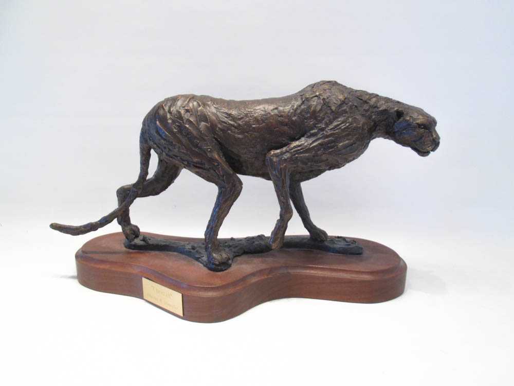 Appraisal: CHARLES R GONZALES WILDLIFE BRONZE Oregon th st Century titled