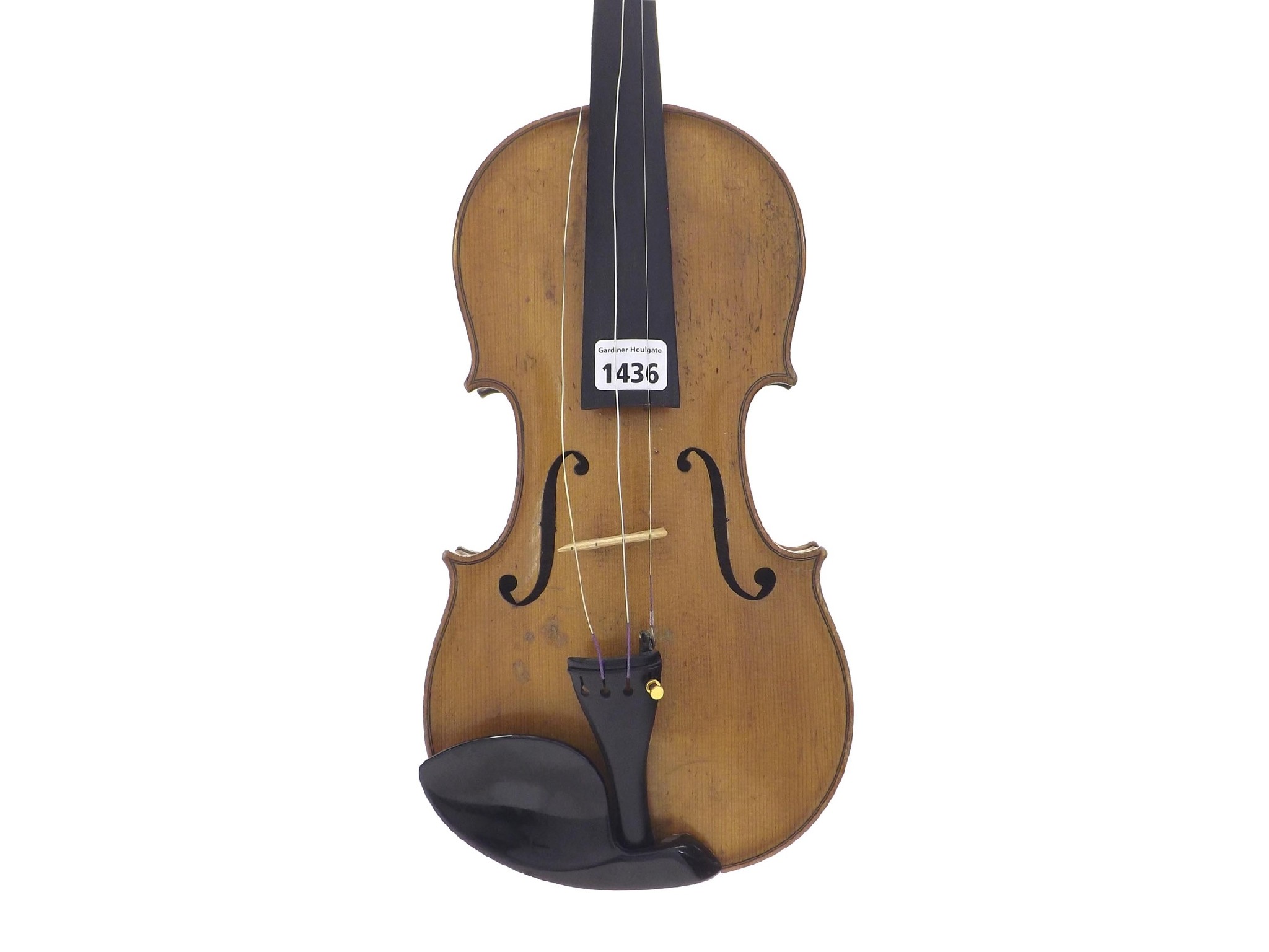 Appraisal: Good late th century German violin cm