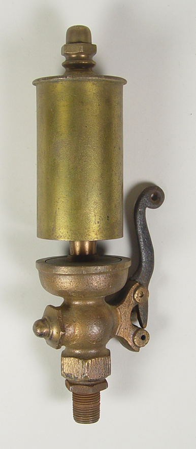 Appraisal: Brass Bronze Steam Whistle Single note whistle with acorn finial