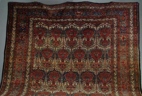 Appraisal: FINE SEMI-ANTIQUE ROOM SIZE PERSIAN ORIENTAL RUG Center rectangular field