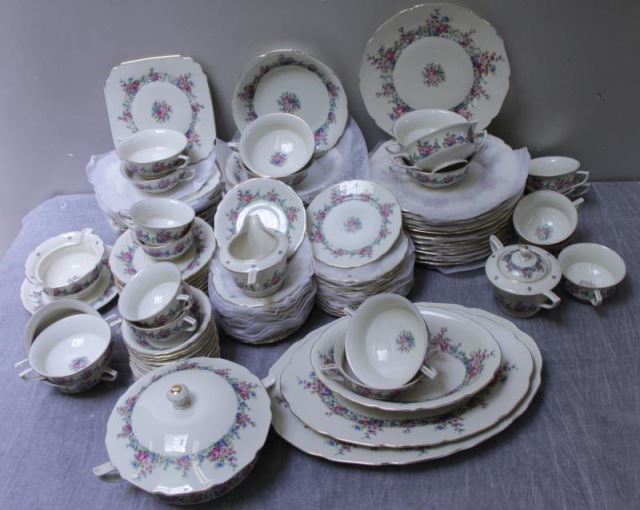 Appraisal: ROYAL IVORY Windsor Large Lot of Porcelain Includes x square