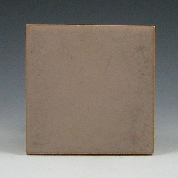 Appraisal: Rookwood faience tile in gray Marked with RP logo Typical