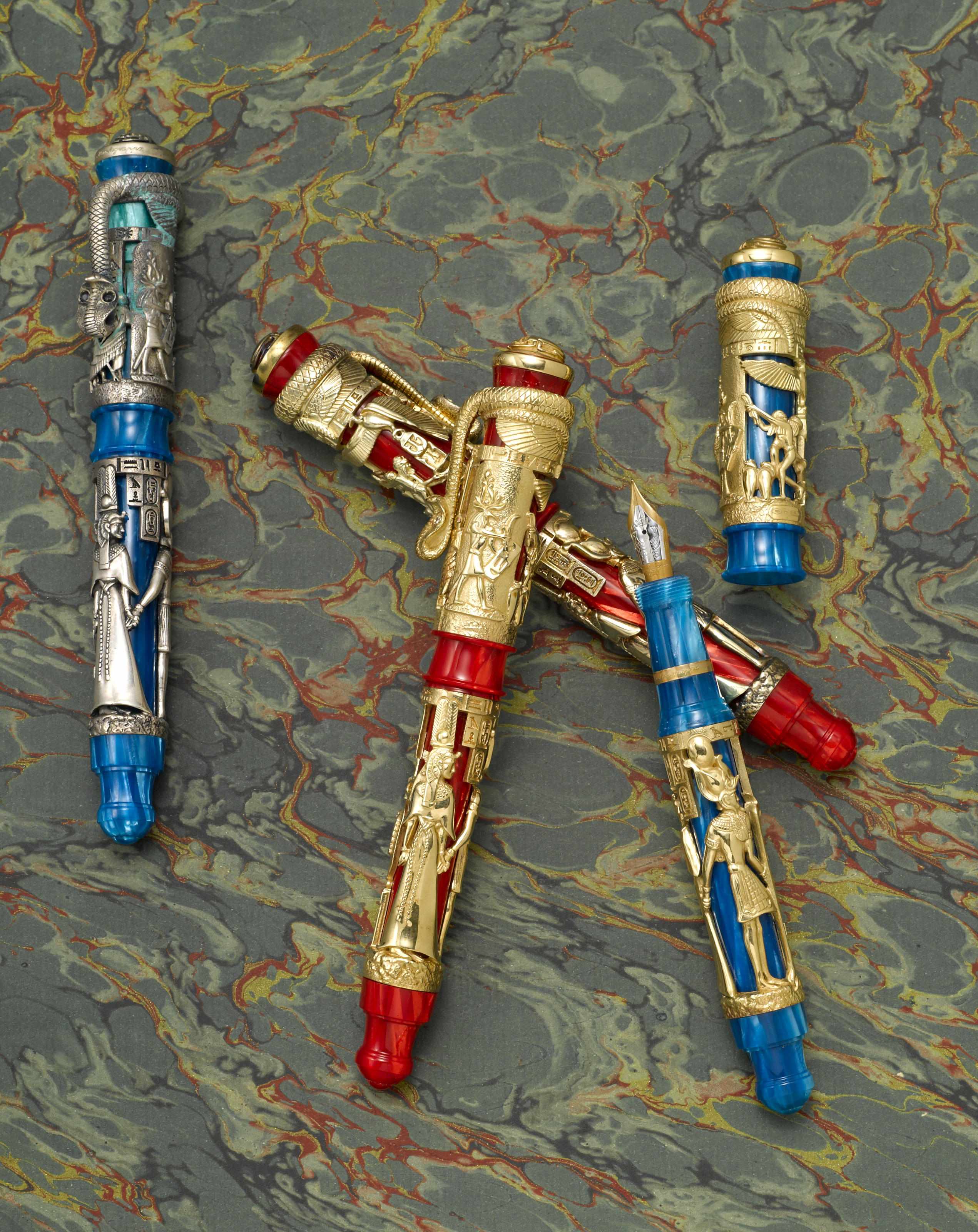 Appraisal: MONTEGRAPPA Luxor Blue Nile Luxor Red Sea Set of Limited