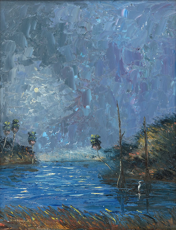 Appraisal: WHEELER Charles ''Chico'' American th Century Florida Highwaymen nocturnal St