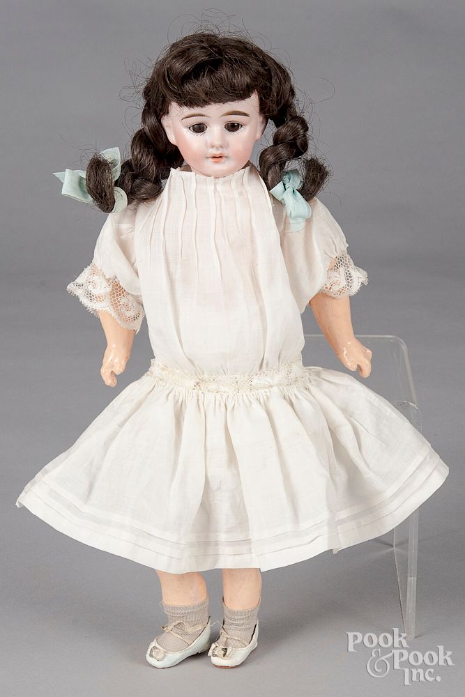 Appraisal: P Scherf bisque head doll P Scherf bisque head child