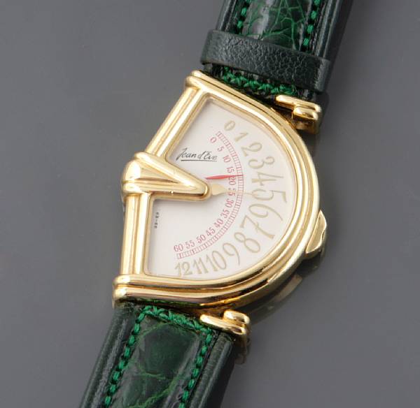 Appraisal: A gold filled wristwatch with retrograde dial quartz movement retailed