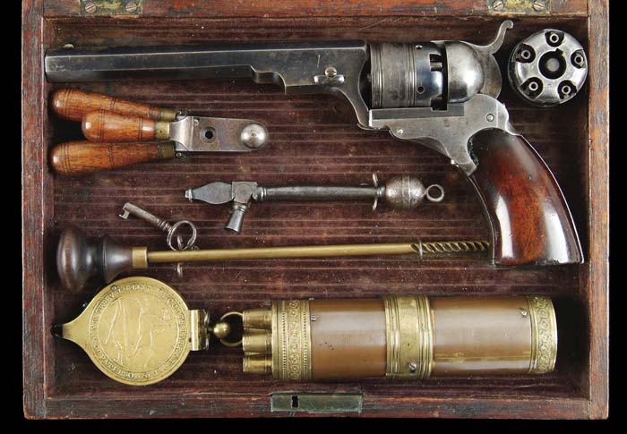 Appraisal: RARE CASED MODEL NO PATERSON BELT REVOLVER ONE OF THE