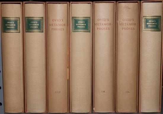 Appraisal: Books Fine Press Seven copies Ovid's ''Metamorphases '' illus by