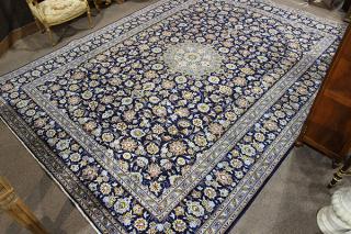 Appraisal: Persian Mashad carpet Persian Mashad carpet ' x '