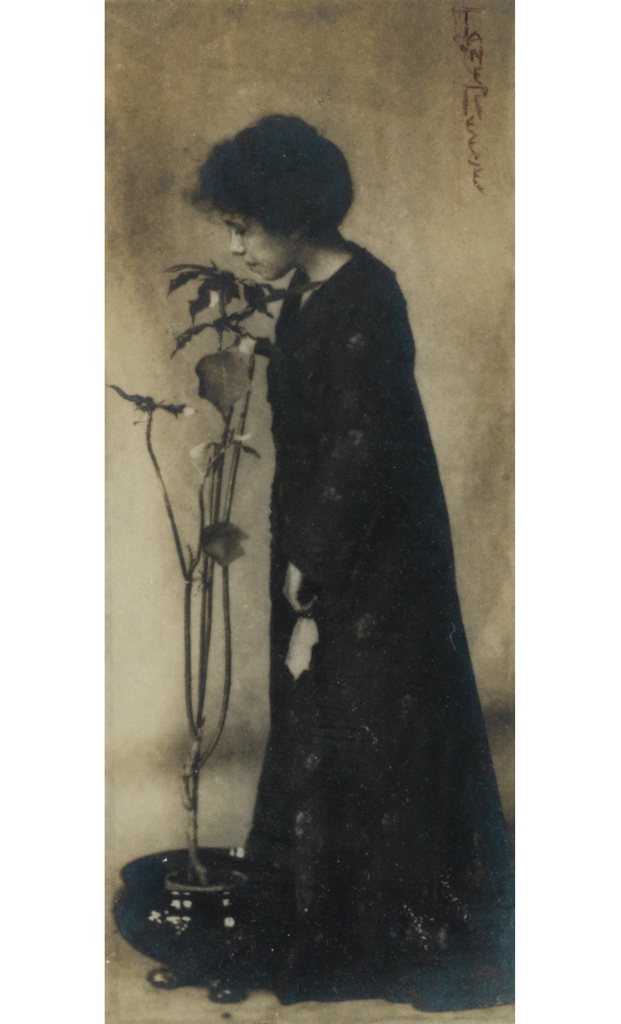 Appraisal: JANE REECE - The Poinsetta Girl Self-portrait Silver print the