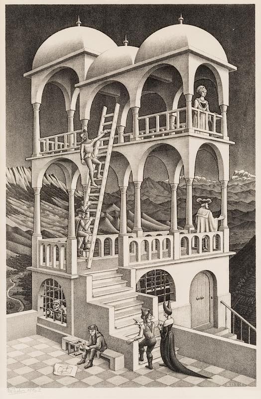 Appraisal: M C ESCHER DUTCH - M C ESCHER DUTCH -