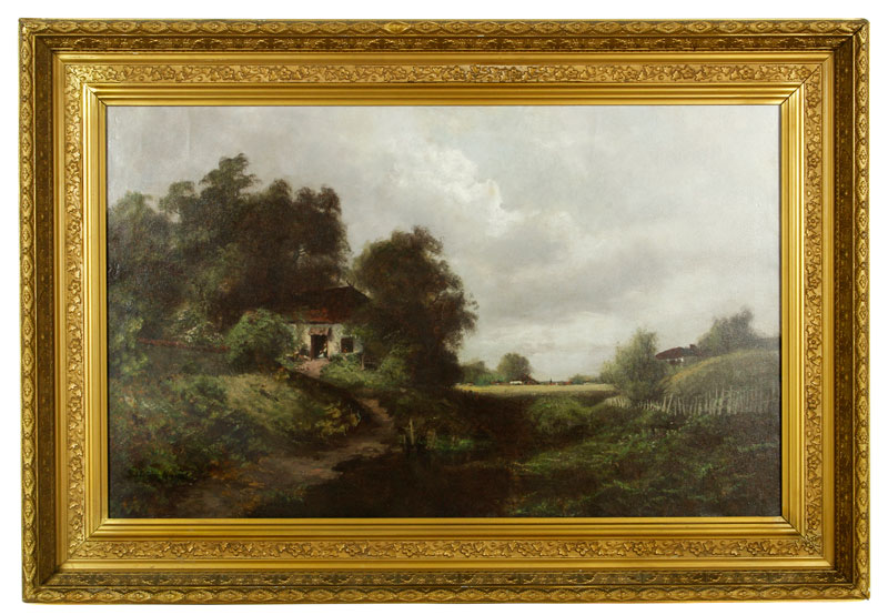 Appraisal: - Rural Landscape O C Signed Aston Knight rural landscape