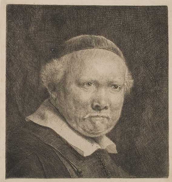 Appraisal: REMBRANDT VAN RIJN Lieven Willemsz van Coppenol Writing Master larger