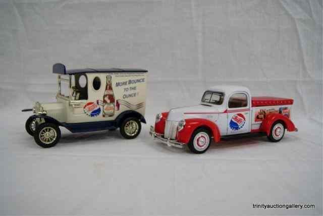 Appraisal: Pepsi Cola Die Cast Model TrucksFrom an estate are Pepsi