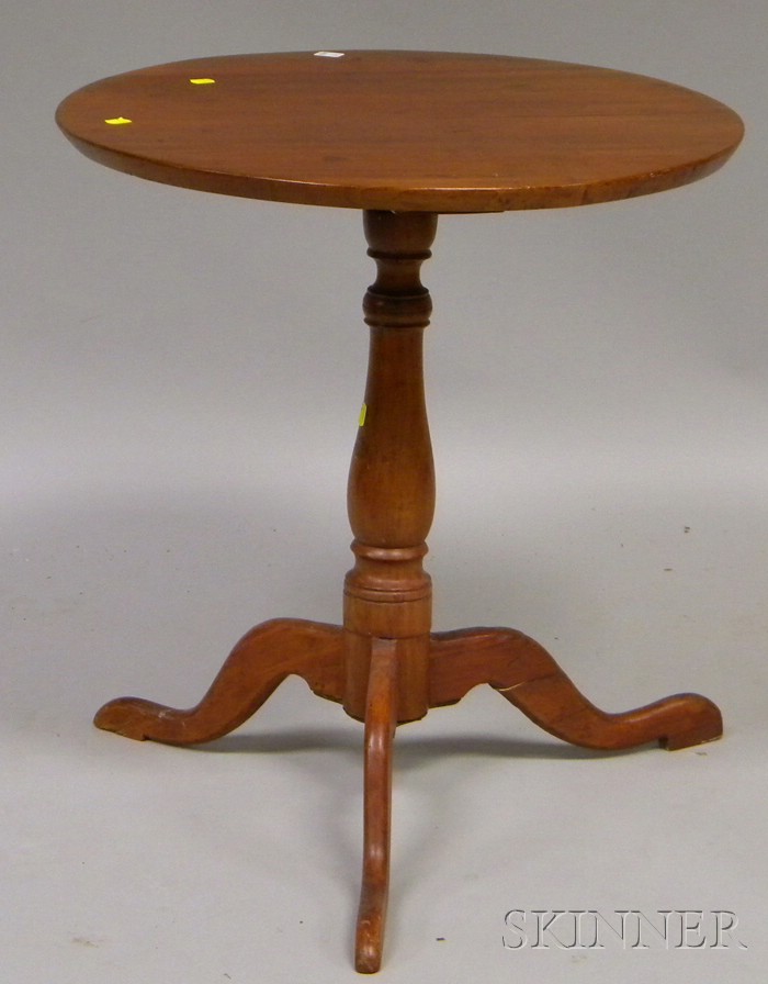 Appraisal: Country Federal Pine and Cherry Tea Table