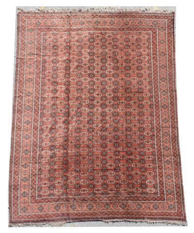 Appraisal: Hand-tied Afghan Turkoman rug approx ' l ' w