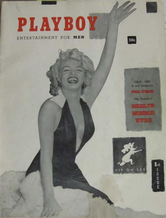 Appraisal: PLAYBOY MAGAZINE FIRST ISSUE Volume Number WIth Marilyn Monroe on