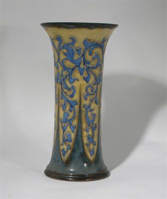 Appraisal: A Royal Doulton stoneware vase by Eliza Simmance cylindrical form