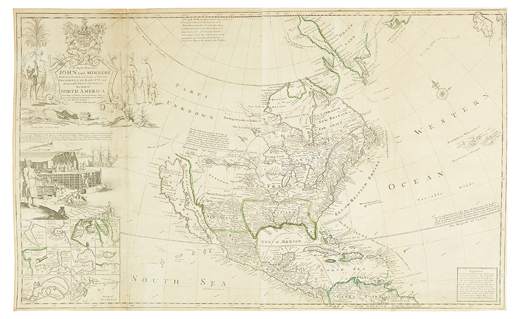 Appraisal: THE CODFISH MAP MOLL HERMAN To the Righ Honourable John