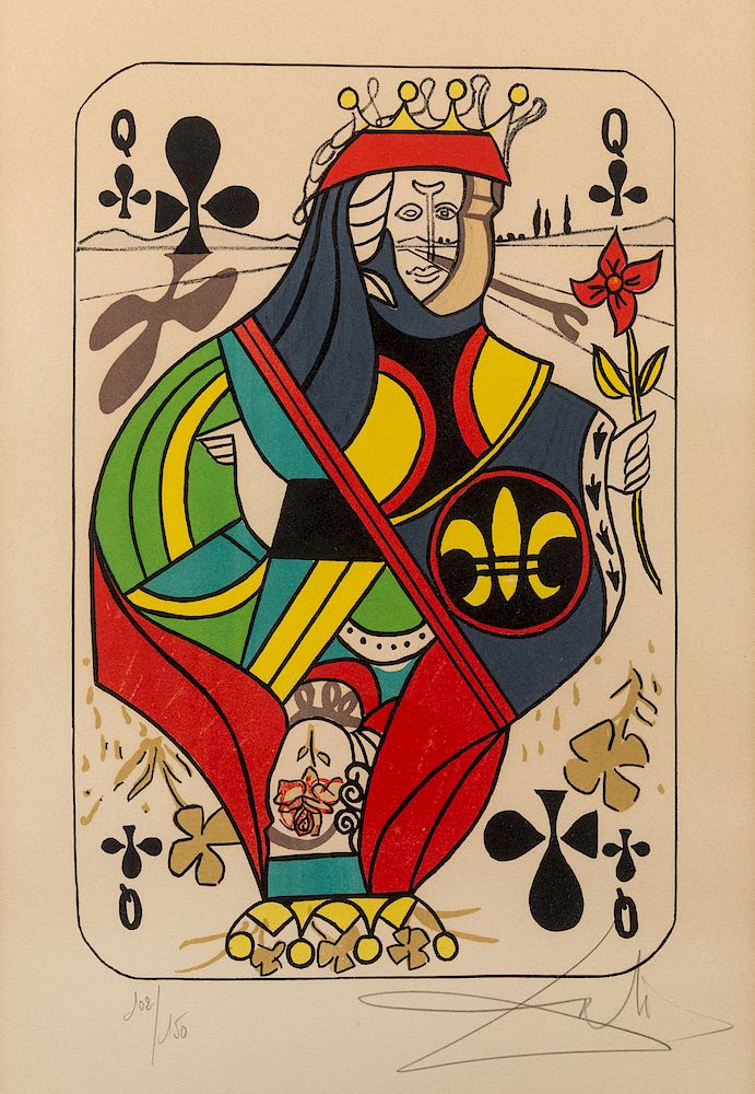 Appraisal: SALVADOR DALI SPANISH - SALVADOR DALI SPANISH - Playing Cards