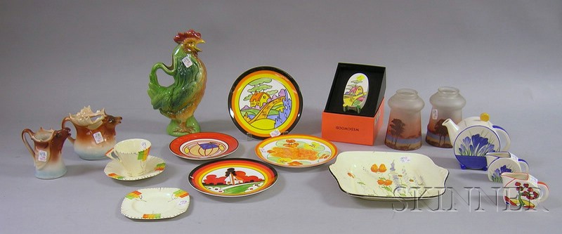 Appraisal: Group of Decorative and Collectible Glass and Ceramic Items a